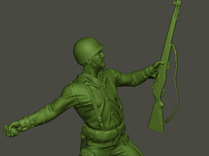 american soldier ww2 grenade a1 Modèles 3D en vedette