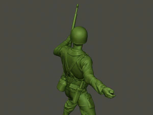 american soldier ww2 grenade a1 3D Print Model