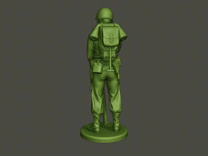 american soldier ww2 looking bazooka a4 3D Print Model