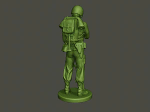 american soldier ww2 looking bazooka a4 3D Print Model