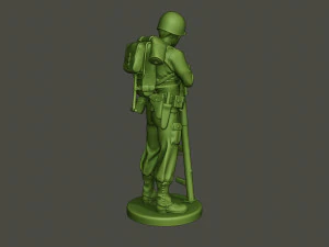 american soldier ww2 looking bazooka a4 3D Print Model