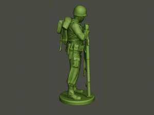 american soldier ww2 looking bazooka a4 3D Print Model
