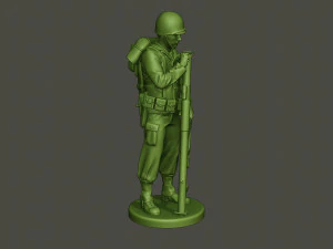 american soldier ww2 looking bazooka a4 3D Print Model