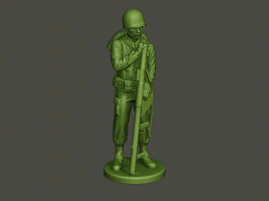 american soldier ww2 looking bazooka a4 3D Print Model