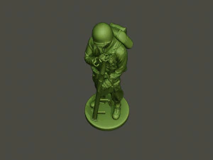 american soldier ww2 looking bazooka a4 3D Print Model