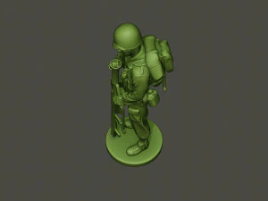 american soldier ww2 looking bazooka a4 3D Print Model