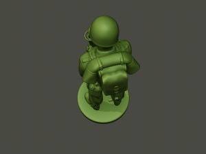 american soldier ww2 looking bazooka a4 Modèles 3D en vedette