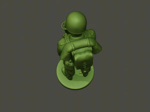 american soldier ww2 looking bazooka a4 3D Print Model
