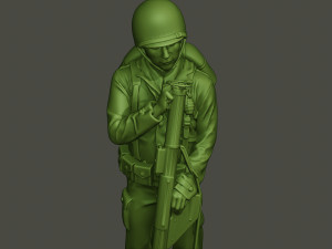 american soldier ww2 looking bazooka a4 Modèles 3D en vedette