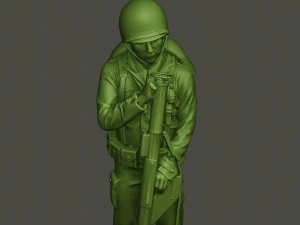 american soldier ww2 looking bazooka a4 3D Print Model
