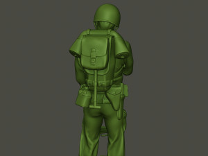 american soldier ww2 looking bazooka a4 Modèles 3D en vedette
