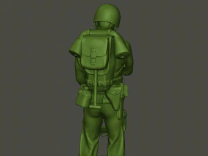 american soldier ww2 looking bazooka a4 3D Print Model