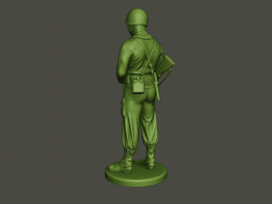 american soldier ww2 stand guard a5 3D 프린트 모델