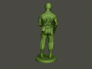 american soldier ww2 stand guard a5 3D 프린트 모델