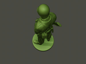 american soldier ww2 stand guard a5 3D 프린트 모델