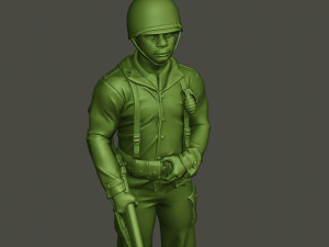 american soldier ww2 stand guard a5 3D 프린트 모델