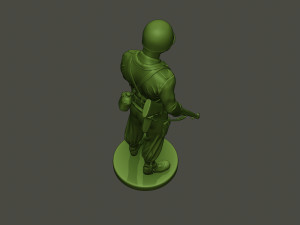 american soldier ww2 stand guard a5 3D 프린트 모델