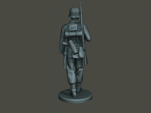 german soldier ww2 walk g1 3D-printmodel