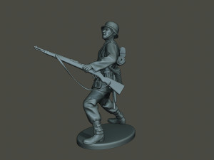 german soldier ww2 grenade g1 Modèles 3D en vedette