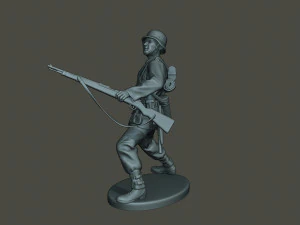 german soldier ww2 grenade g1 3D Print Model