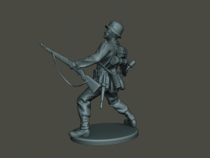 german soldier ww2 grenade g1 Modèles 3D en vedette