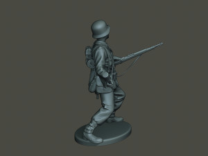 german soldier ww2 grenade g1 Modèles 3D en vedette
