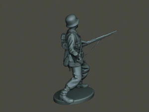 german soldier ww2 grenade g1 3D Print Model