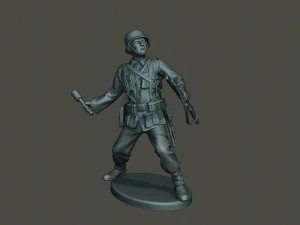 german soldier ww2 grenade g1 3D Print Model