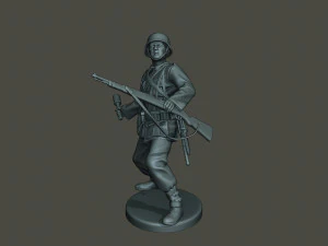 german soldier ww2 grenade g1 3D Print Model