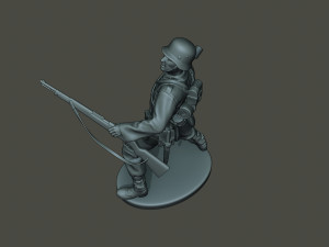 german soldier ww2 grenade g1 Modèles 3D en vedette