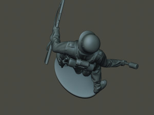 german soldier ww2 grenade g1 Modèles 3D en vedette