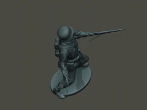 german soldier ww2 grenade g1 3D Print Model
