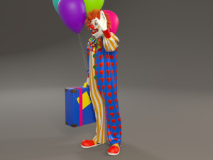 clown male acc 2130 002 3D Model