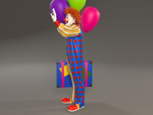clown male acc 2130 002 3D Model