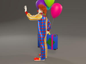 clown male acc 2130 002 3D Model
