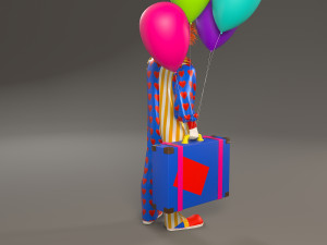 clown male acc 2130 002 3D Model