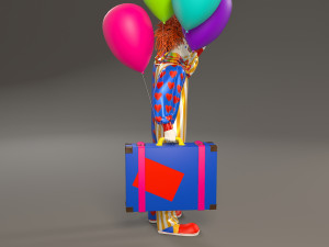 clown male acc 2130 002 3D Model