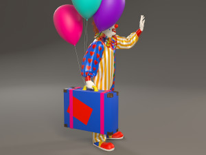 clown male acc 2130 002 3D Model