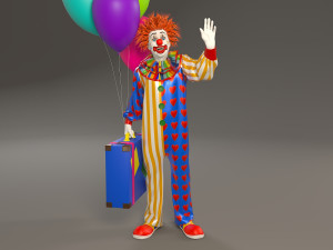clown male acc 2130 002 3D Model