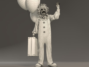 clown male acc 2130 002 3D Model