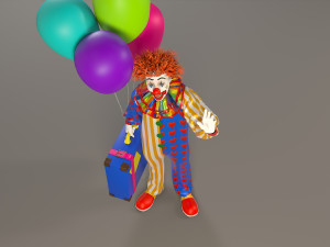 clown male acc 2130 002 3D Model