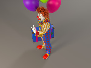 clown male acc 2130 002 3D Model