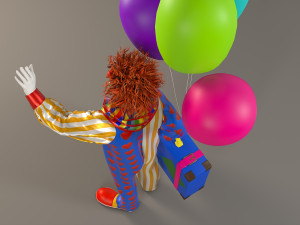 clown male acc 2130 002 3D Model
