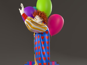 clown male acc 2130 002 3D Model