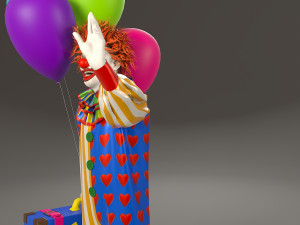 clown male acc 2130 002 3D Model