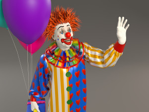 clown male acc 2130 002 3D Model