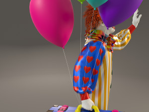 clown male acc 2130 002 3D Model