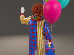 clown male acc 2130 002 3D Model