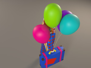 clown male acc 2130 002 3D Model