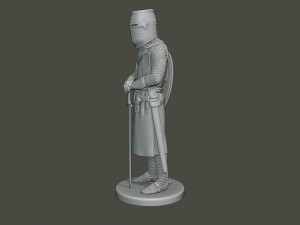 knight templar stand t1 3D 프린트 모델